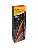 Bic Rašiklis Fineliners Intensity Fine, raudonas, pakuotėje 12 vnt. 449350