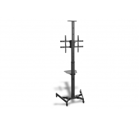 Digitus | Floor stand | TV-Cart for screens up to 70", max. 50kg wheelbase, VESA max. 600x400 | Tilt | 37-70 " | Maximum weight (capacity) 50 kg | Black