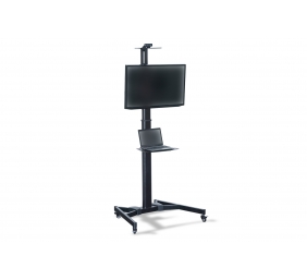 Digitus | Floor stand | TV-Cart for screens up to 70", max. 50kg wheelbase, VESA max. 600x400 | Tilt | 37-70 " | Maximum weight (capacity) 50 kg | Black