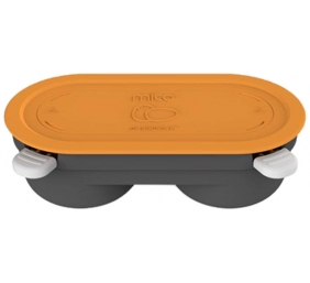 Morphy richards Mico Egg Maker Heatwave Technology Microwave Cookware, Orange / grey, Dishwasher proof