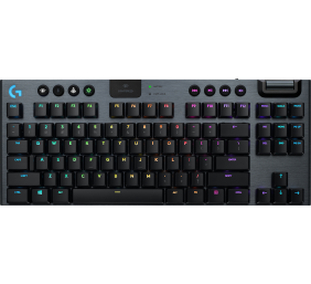 Logitech G G915 TKL Tenkeyless LIGHTSPEED Belaidė mechaninė žaidimų klaviatūra Clicky US INT, Carbon