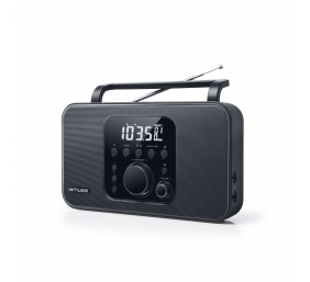 Muse | M-091R | Alarm function | AUX in | Black | Radio