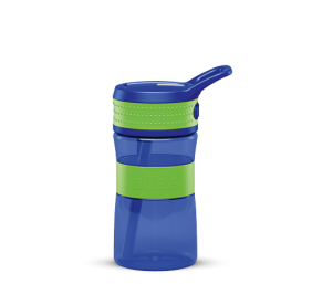 Boddels EEN Drinking bottle Bottle,  Apple green/Blue, Capacity 0.4 L, Bisphenol A (BPA) free