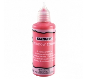 Stanger Klijai stiklo dekoracijoms Window color 80 ml, raudoni 300021