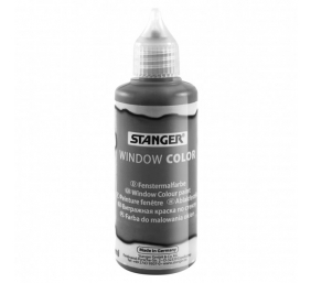 Stanger Klijai stiklo dekoracijoms Window color 80 ml, pilki 300035