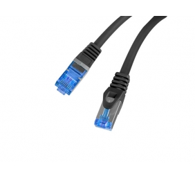 Lanberg | Patchcord Cat.6A S/FTP LSZH CCA | PCF6A-10CC-0200-BK | 2 m | Black
