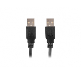 Lanberg Cable USB-A 2.0 | CA-USBA-20CU-0018-BK | USB Type-A to USB Type-A