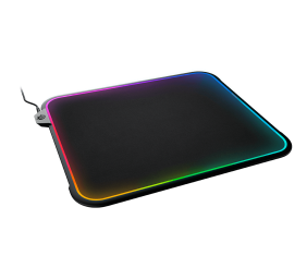 SteelSeries Gaming Mouse Pad, Prism RGB Illumination, Dual-Textured Surface ( Cloth +   Hard Polymer (Plastic)), 292.4x356.71x8.68 mm