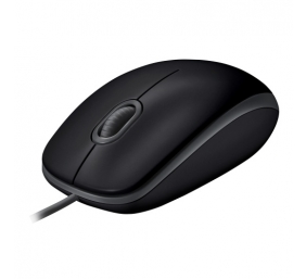 Logitech B110 Silent Laidinė pelė, USB-A, 1000 DPI, Juoda
