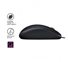 Pelė Logitech B110 Silent, Juoda