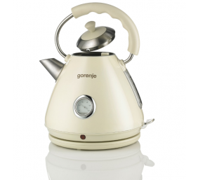 Gorenje | Kettle | K17CLI | Standard | 2200 W | 1.7 L | Plastic/Metal | 360° rotational base | Cream