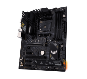 Asus | TUF GAMING B550-PLUS | Processor family AMD | Processor socket AM4 | DDR4 | Memory slots 4 | Chipset AMD B | ATX