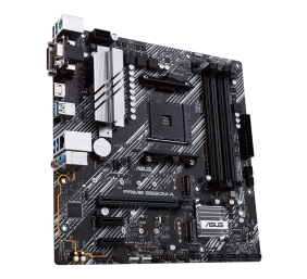 Asus | PRIME B550M-A | Processor family AMD | Processor socket AM4 | DDR4 | Memory slots 4 | Supported hard disk drive interfaces M.2, SATA | Number of SATA connectors 4 | Chipset AMD B | Micro ATX