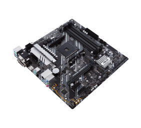 Asus | PRIME B550M-A | Processor family AMD | Processor socket AM4 | DDR4 | Memory slots 4 | Supported hard disk drive interfaces M.2, SATA | Number of SATA connectors 4 | Chipset AMD B | Micro ATX