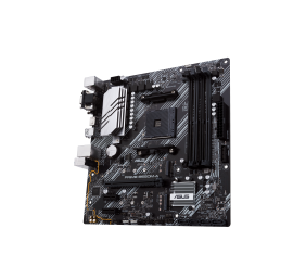 Asus | PRIME B550M-A | Processor family AMD | Processor socket AM4 | DDR4 | Memory slots 4 | Supported hard disk drive interfaces M.2, SATA | Number of SATA connectors 4 | Chipset AMD B | Micro ATX