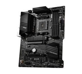 MSI | B550-A PRO | Processor family AMD | Processor socket AM4 | DDR4 DIMM | Memory slots 4 | Supported hard disk drive interfaces SATA, M.2 | Number of SATA connectors 6 | Chipset AMD B550 | ATX