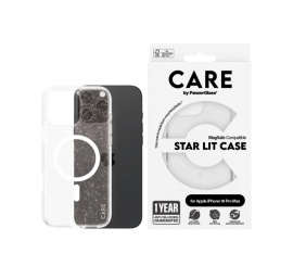 CARE Flagship Case | Back cover | Apple | iPhone 16 Pro Max | Recycled plastic | White | Urban Combat Star Lit with MagSafe