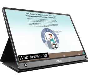 Asus | MB16AMT | 15.6 " | IPS | FHD | 16:9 | 60 Hz | 5 ms | Touchscreen | 1920 x 1080 | 250 cd/m² | HDMI ports quantity 1 | Dark gray