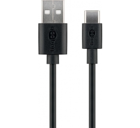 Goobay 59122 USB 2.0 cable (USB-C™ to USB A), black | Goobay | USB-C to USB-A