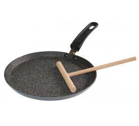 Stoneline | 9195 | Pan | Crepe | Diameter 24 cm | Suitable for induction hob | Fixed handle | Anthracite