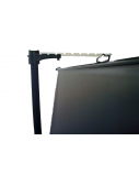 T92UWH | Tripod/Portable Pull Up Projector Screen | Diagonal 92 " | 16:9 | Viewable screen width (W) 203.2 cm | Black