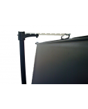 Elite Screens | Tripod/Portable Pull Up Projector Screen | T92UWH | Diagonal 92 " | 16:9 | Viewable screen width (W) 203.2 cm | Black