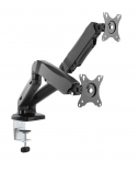 ICY BOX IB-MS304-T, Monitor stand with desk mounted base, for two screens, size up to 27'' | Raidsonic