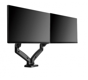 ICY BOX IB-MS304-T, Monitor stand with desk mounted base, for two screens, size up to 27'' | Raidsonic