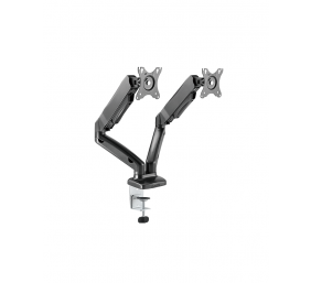 ICY BOX IB-MS304-T, Monitor stand with desk mounted base, for two screens, size up to 27'' | Raidsonic