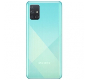 Samsung Galaxy A71 A715 Blue, 6.7 ", Super AMOLED, 1080 x 2400, Qualcomm, Snapdragon 730, Internal RAM 6 GB, 128 GB, microSD, Dual SIM, Nano-SIM, 3G, 4G, Main camera 64+12+5+5 MP, Secondary camera 32 MP, Android, 10.0, 4500 mAh