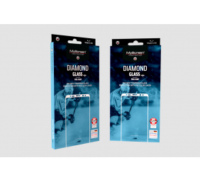 MyScreen Diamond glass edge Full Glue Screen protector, Apple, iPhone 7 Plus/8 Plus, Tempered glass, Black