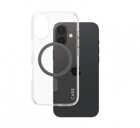 CARE Flagship Case | Back cover | Apple | iPhone 16 | Recycled plastic | Black | MagSafe
