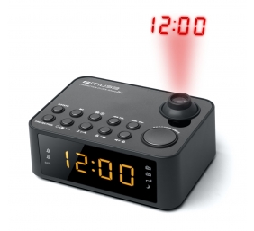 Muse | M-178P | Black | Clock radio