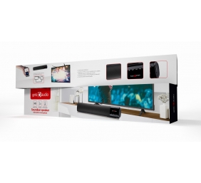 Gembird | Bluetooth soundbar | SPK-BT-BAR400-01 | 2 x 5 W | Bluetooth | Black | Portable | Wireless connection