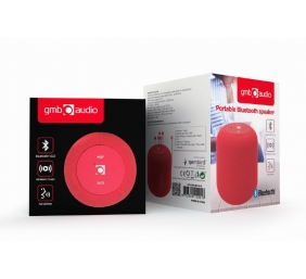 GEMBIRD Portable Bluetooth speaker red