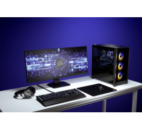 Corsair | Tempered Glass Mid-Tower ATX Case | iCUE 4000X RGB | Side window | Black | Mid-Tower | Power supply included No | ATX