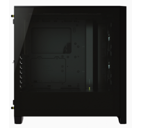 Corsair | Tempered Glass Mid-Tower ATX Case | iCUE 4000X RGB | Side window | Mid-Tower | Black | Power supply included No | ATX