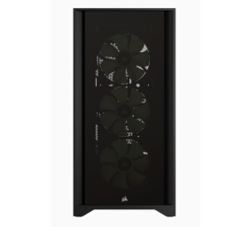 Corsair | Tempered Glass Mid-Tower ATX Case | iCUE 4000X RGB | Side window | Black | Mid-Tower | Power supply included No | ATX