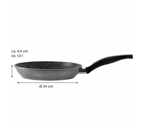 Stoneline | 6841 | Pan | Frying | Diameter 24 cm | Suitable for induction hob | Fixed handle | Anthracite