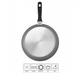 Stoneline | Pan | 6587 | Frying | Diameter 28 cm | Suitable for induction hob | Fixed handle | Anthracite