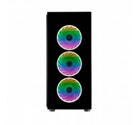 Fortron CMT340 Side window, Black, ATX, Power supply included No