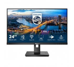 Philips | 245B1 | 23.8 " | IPS | QHD | 16:9 | 75 Hz | 4 ms | 2560 x 1440 pixels | 250 cd/m² | HDMI ports quantity 1 | Black