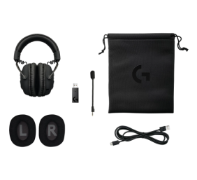 Logitech G PRO X LightSpeed Belaidės žaidimų ausinės, Juoda