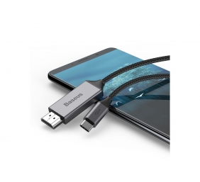 Kabelis Baseus USB C kištukas, HDMI kištukas 1.8m