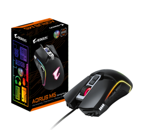 Gigabyte | USB Mouse | AORUS M5 | wired | Black