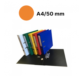 Segtuvas WORLD-1, A4/50 mm, standartinis, oranžinis