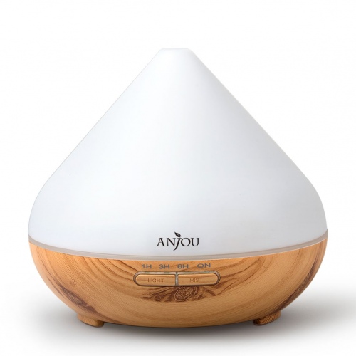 Difuzorius Anjou AJ-AD001 Essential Oil Diffuser švieisiai rudas