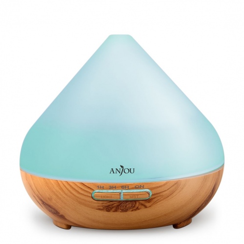 Difuzorius Anjou AJ-AD001 Essential Oil Diffuser švieisiai rudas