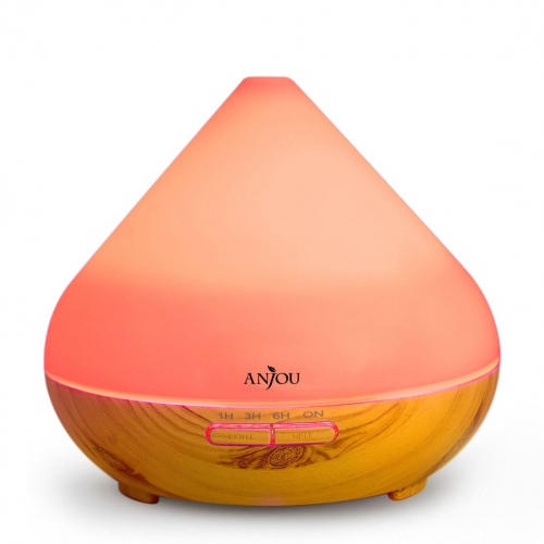 Difuzorius Anjou AJ-AD001 Essential Oil Diffuser švieisiai rudas