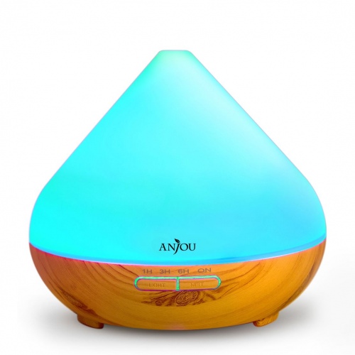Difuzorius Anjou AJ-AD001 Essential Oil Diffuser švieisiai rudas